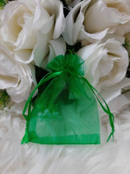 Sac organza vert