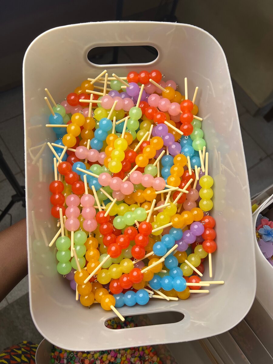 Sucettes multicolores