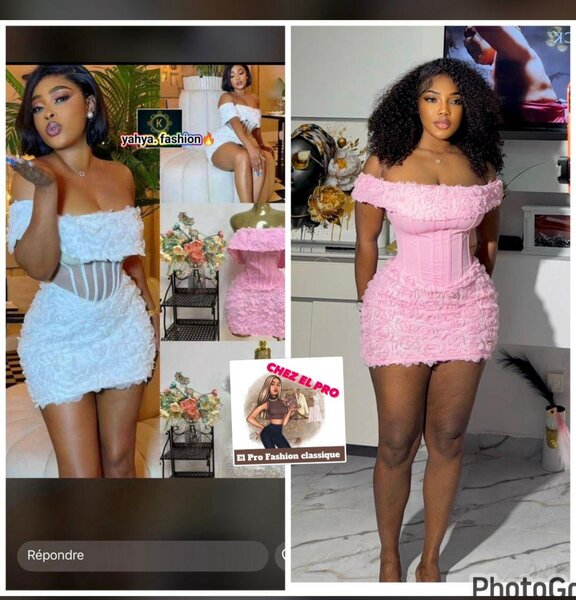 Robe bustier élégante