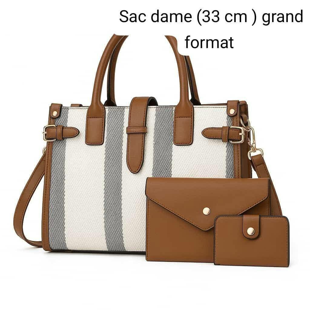 Grand sac à main femme élégant 33cm