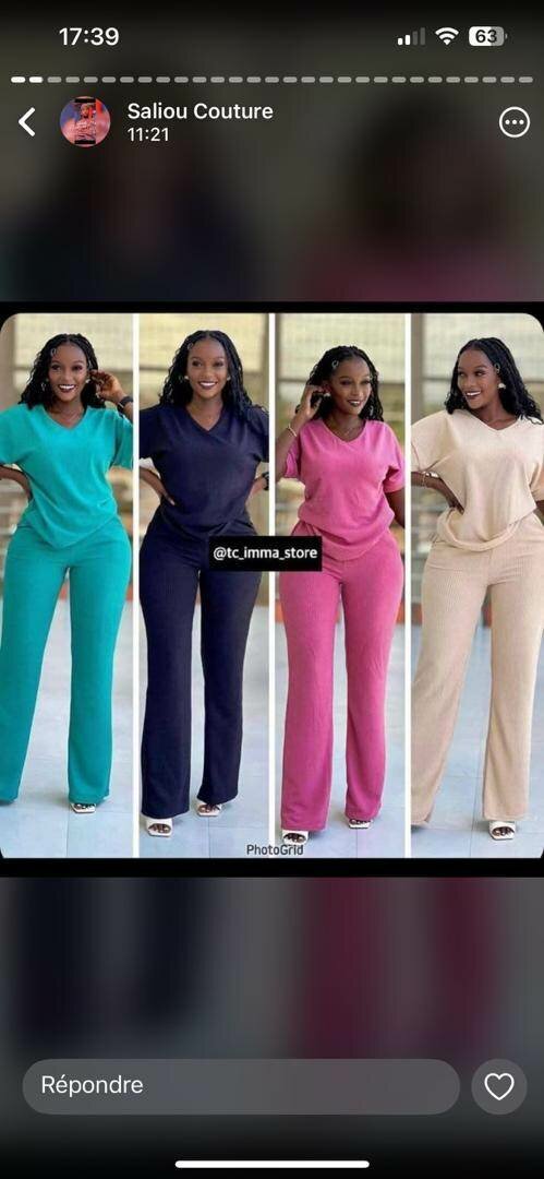 Ensemble décontracté femme