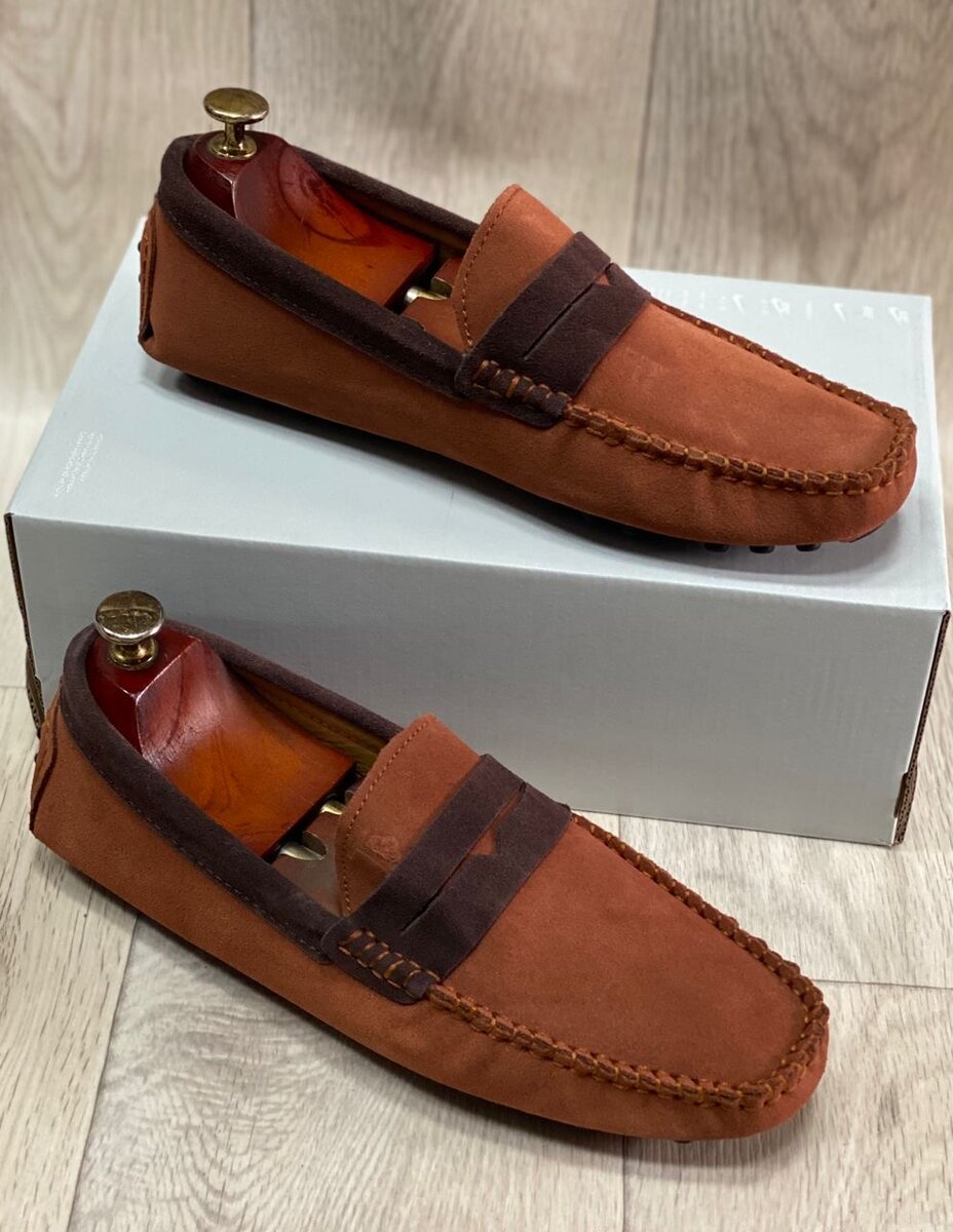 Mocassins en daim élégants