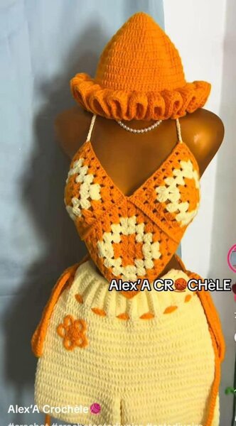 Tenues d'été crochetées