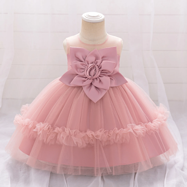 Robe de soirée bébé fleur