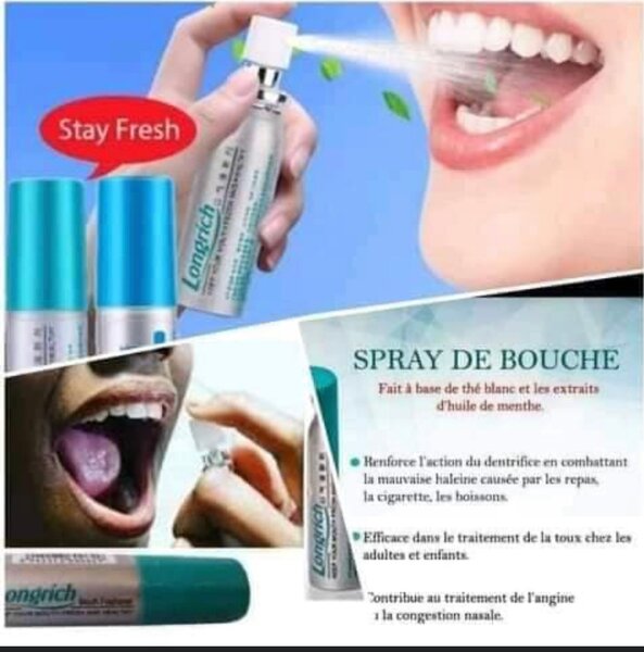 Spray Fraîcheur Longrich Bouche