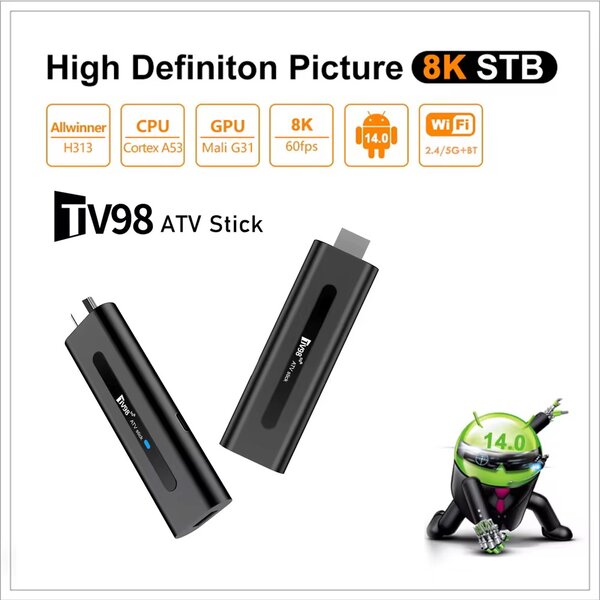 TV98 Stick 8K WiFi HDMI
