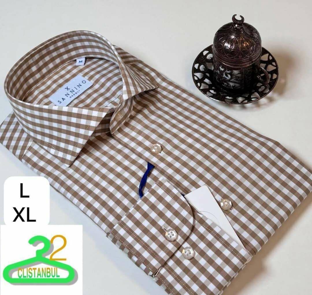 Chemise à carreaux pour hommes