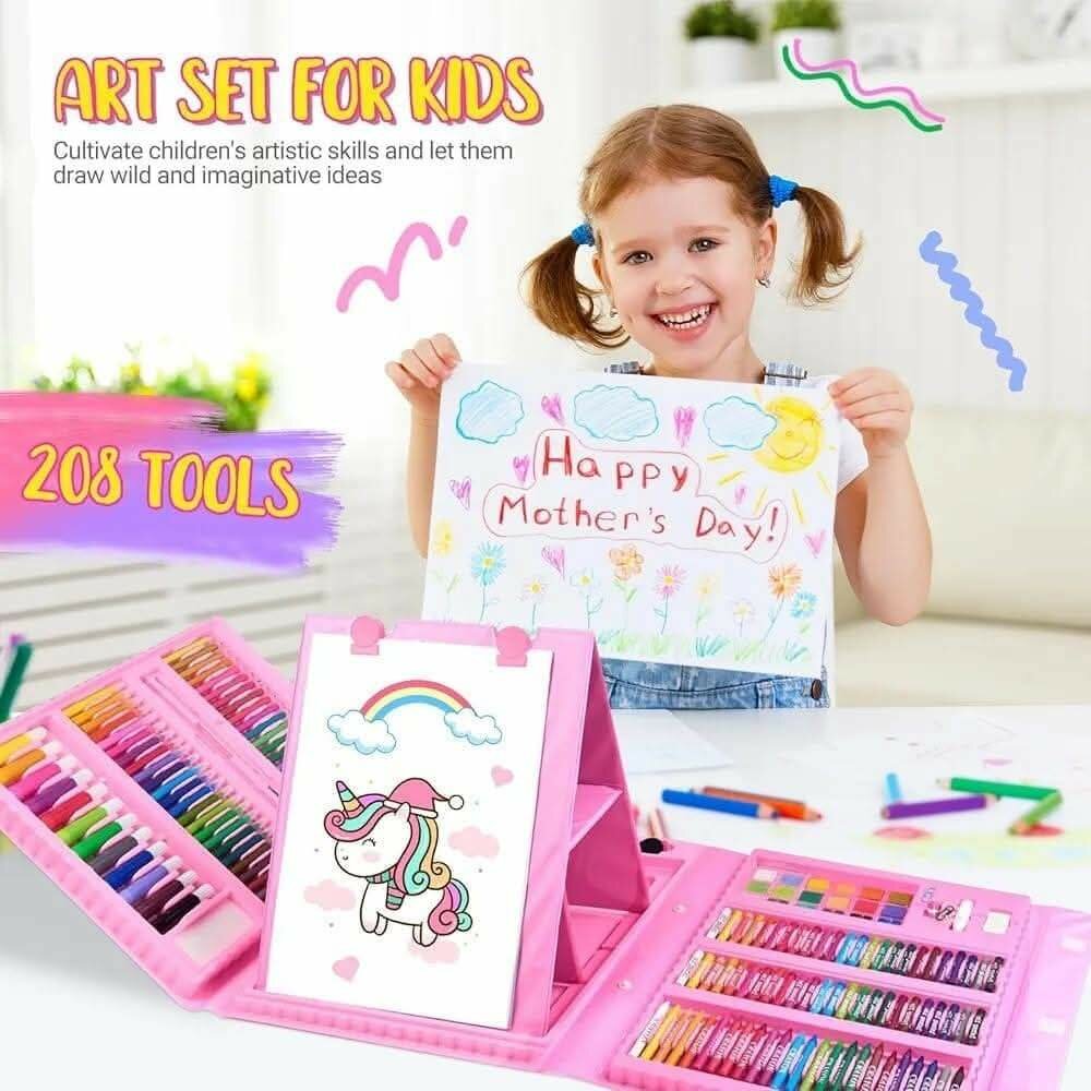 Kit coloriage enfant rose