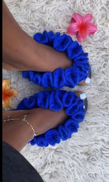 Sandales Tricotées Chics