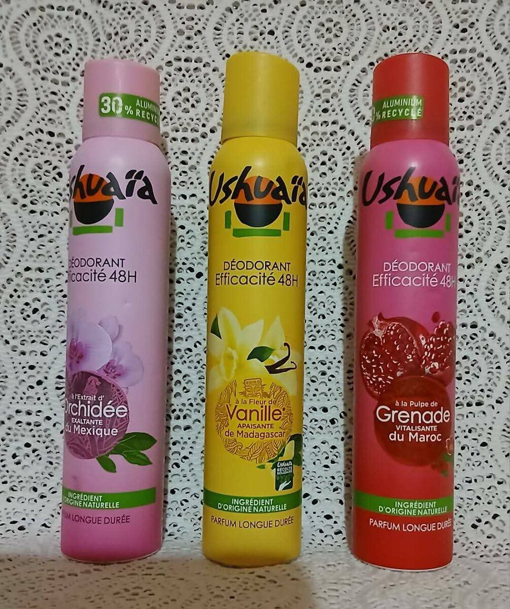 Deodorant rexona, ushuaïa