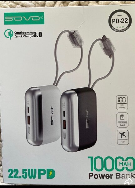 SOVO Batterie Externe 10000mAh