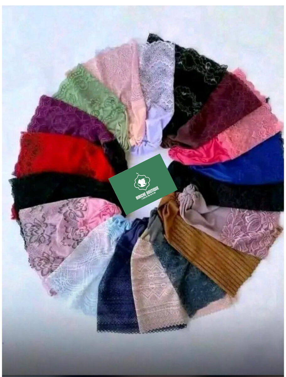 Bonnet dentelle élégant