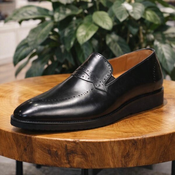 Chaussures homme en cuir véritable