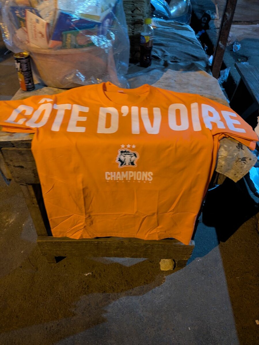 T-shirt Côte d'Ivoire Champions