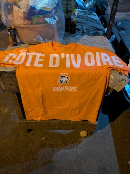T-shirt Côte d'Ivoire Champions