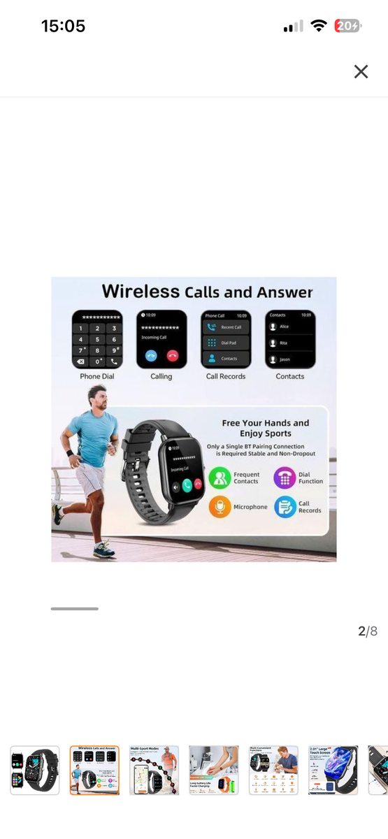 Montre Connectée Écran Tactile