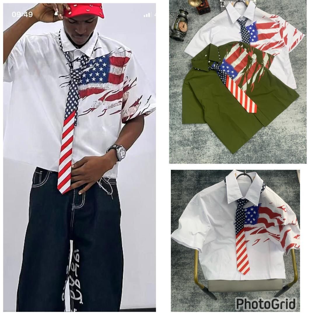 Chemise drapeau américain