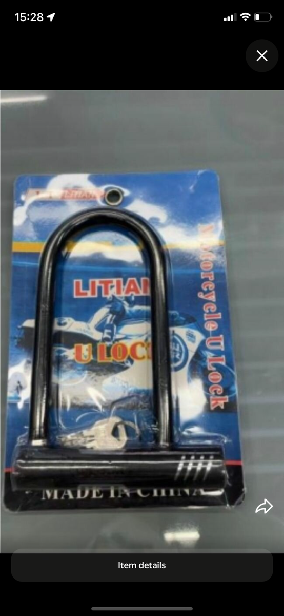 Heavy-Duty Motorcycle U-Lock