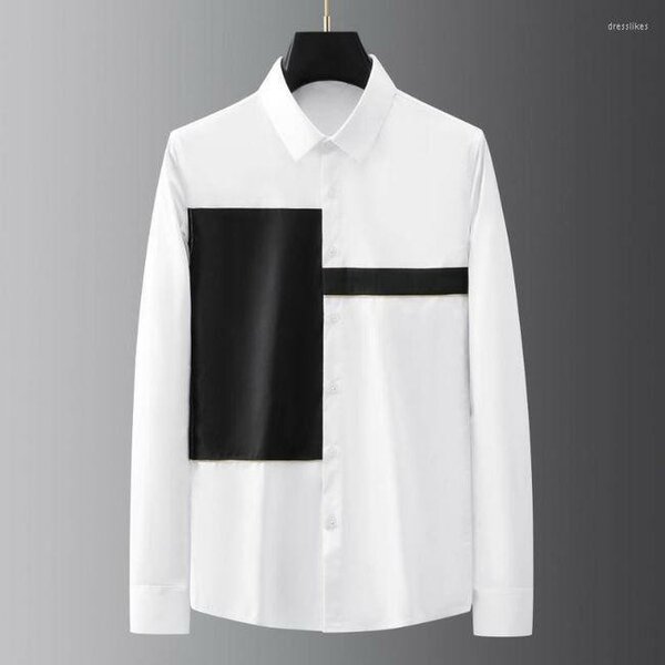 Chemise Homme Blanc Graphique