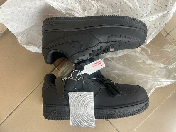 Baskets en cuir noires