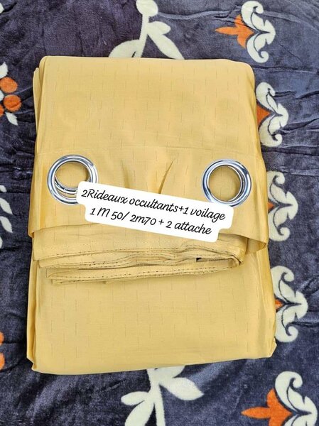 Rideaux Occultants Jaunes