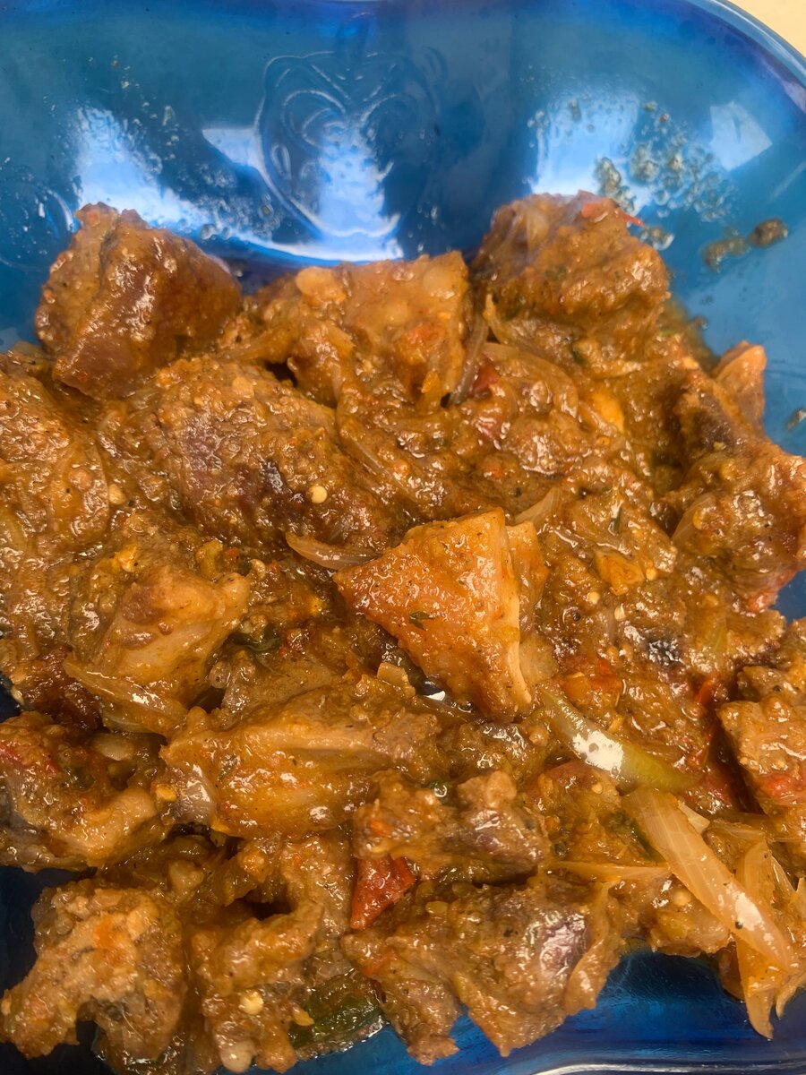 Délicieux plat de viande épicée