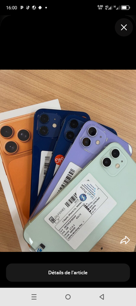 Smartphones multicouleurs