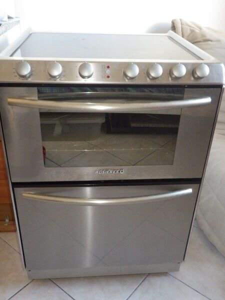 Cuisinière électrique en acier inox