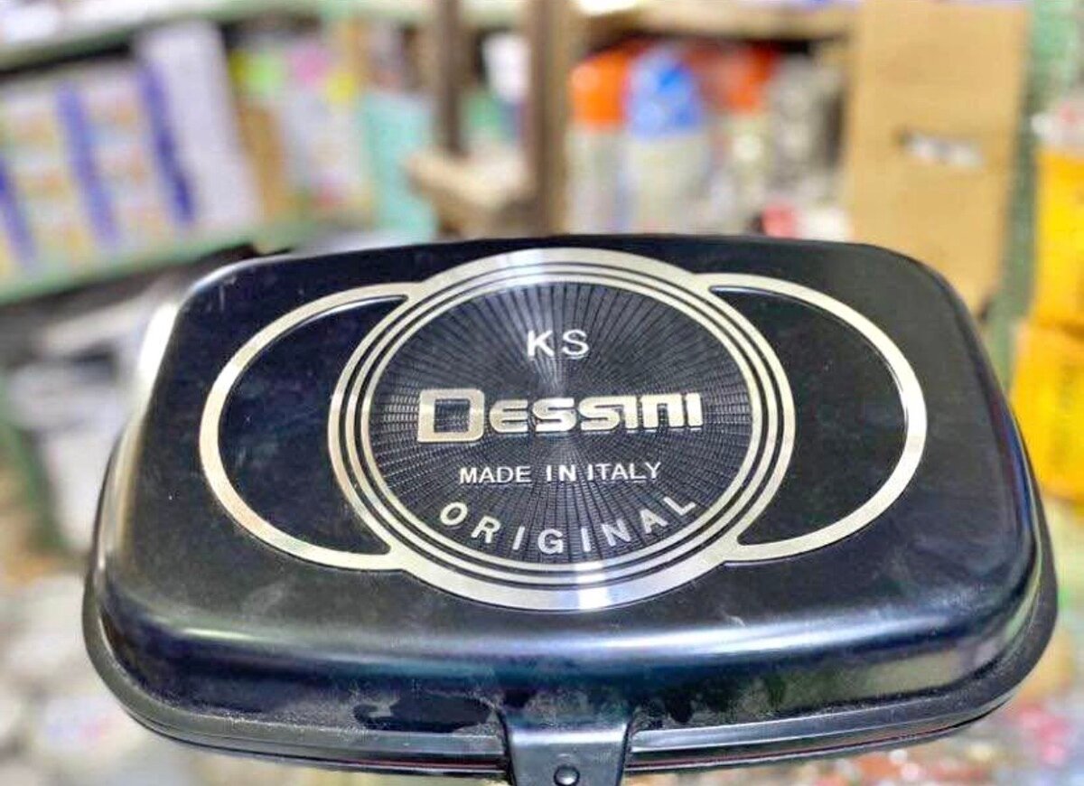 Poêle à griller double Dessini