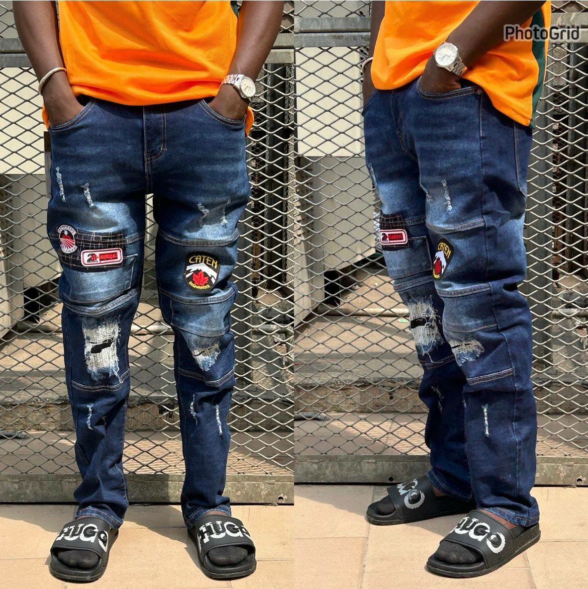 Jeans homme décontractés cargo