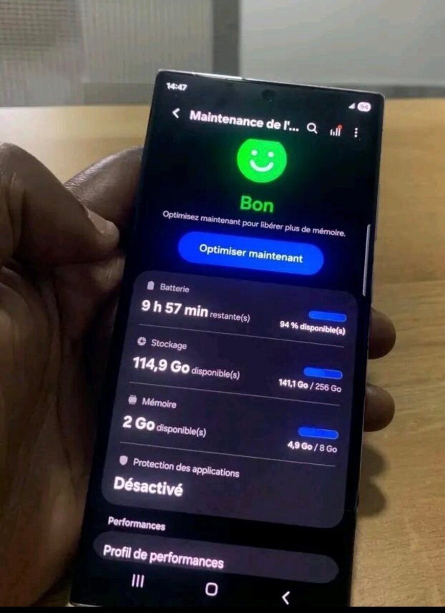 Smartphone Android 256 Go