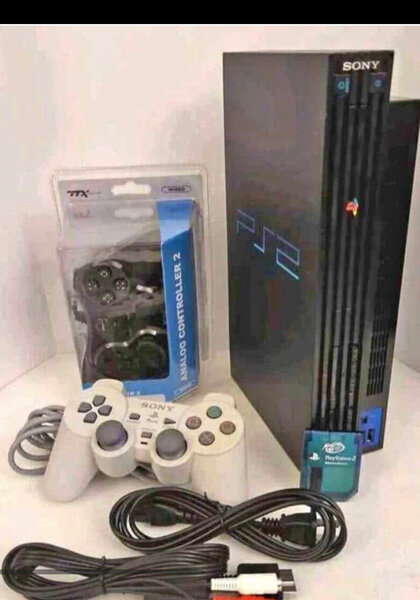 Console Sony PS2 avec accessoires