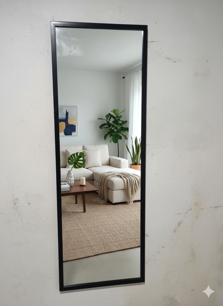 Grand miroir élégant 1m30/50