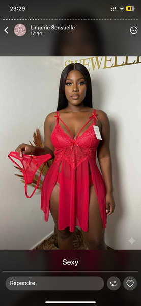 Nuisette Séduisante Rouge