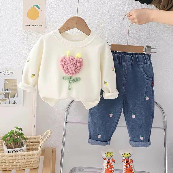 Ensemble bébé mignon en coton