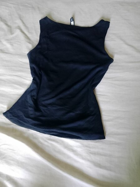 Débardeur noir élégant