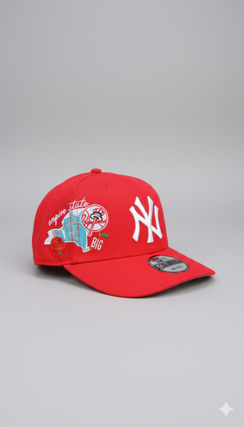 Casquette rouge NY style urbain