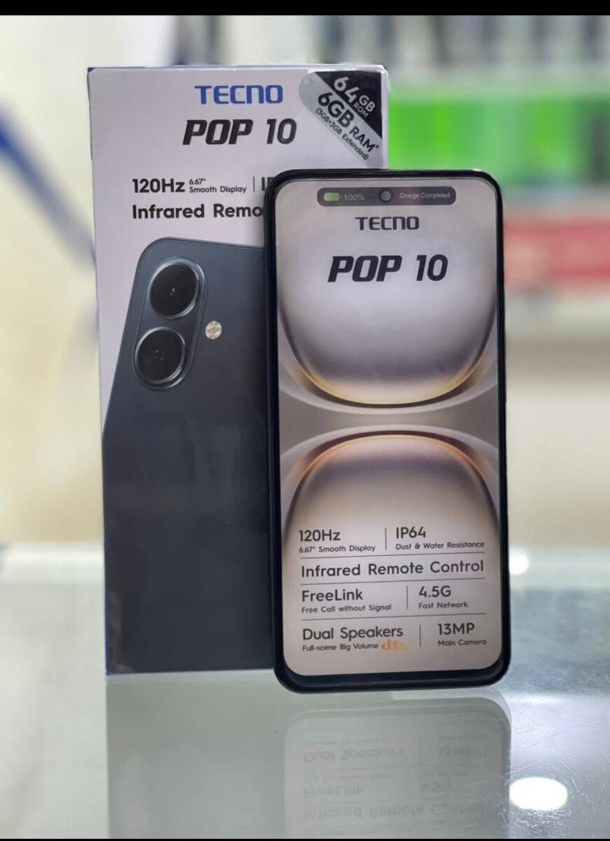 TECNO Pop 10 Smartphone 64GB