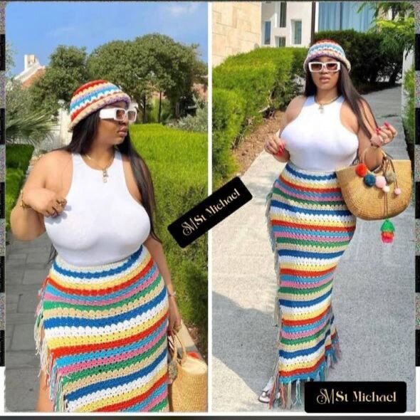 Ensemble crochet coloré