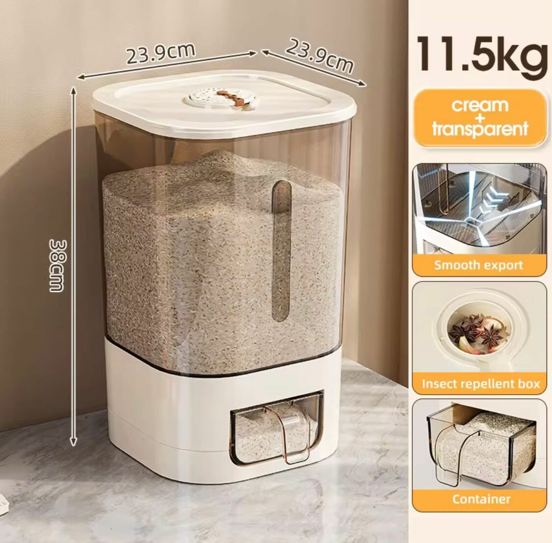 Distributeur de riz 11.5kg