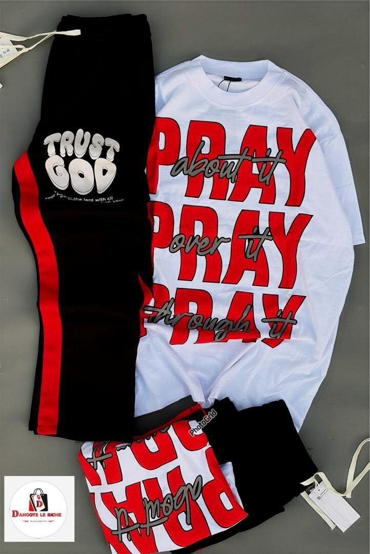 Ensemble décontracté "Pray"