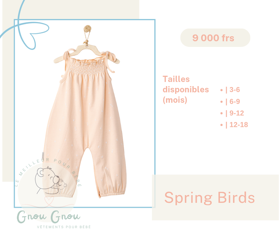 Combinaison Bébé Fleurie