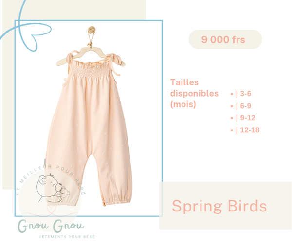 Combinaison Bébé Fleurie