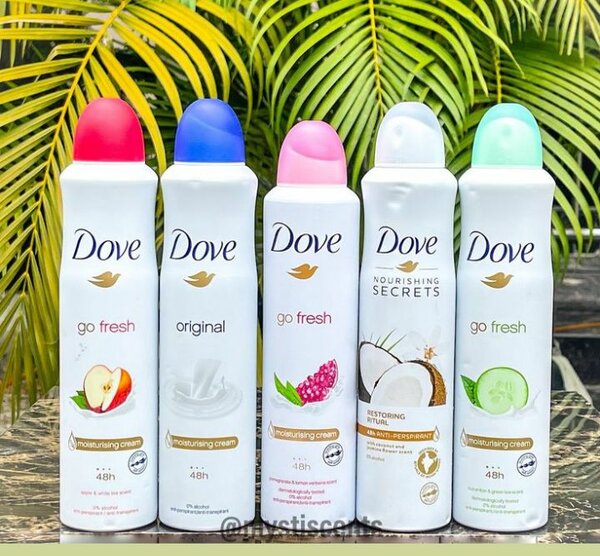 Dove Spray Déodorant Lot