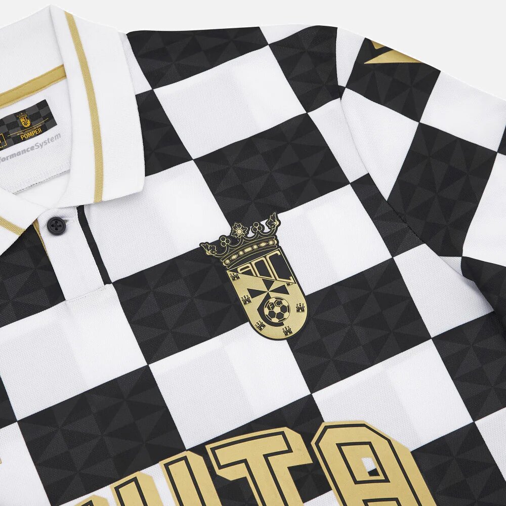 Maillot de Foot Noir et Blanc