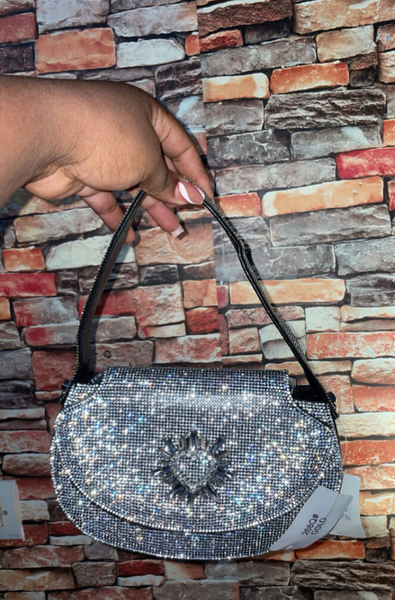 Sac à main strassé luxe