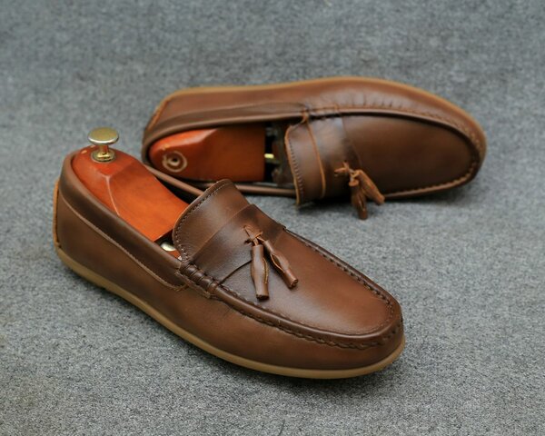 Mocassins en cuir élégants