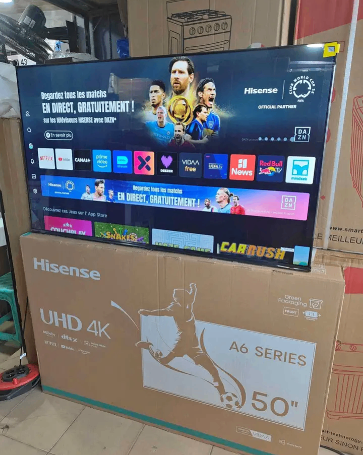 Téléviseur UHD 4K 50 pouces