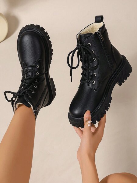 Bottes d'hiver doublées femme