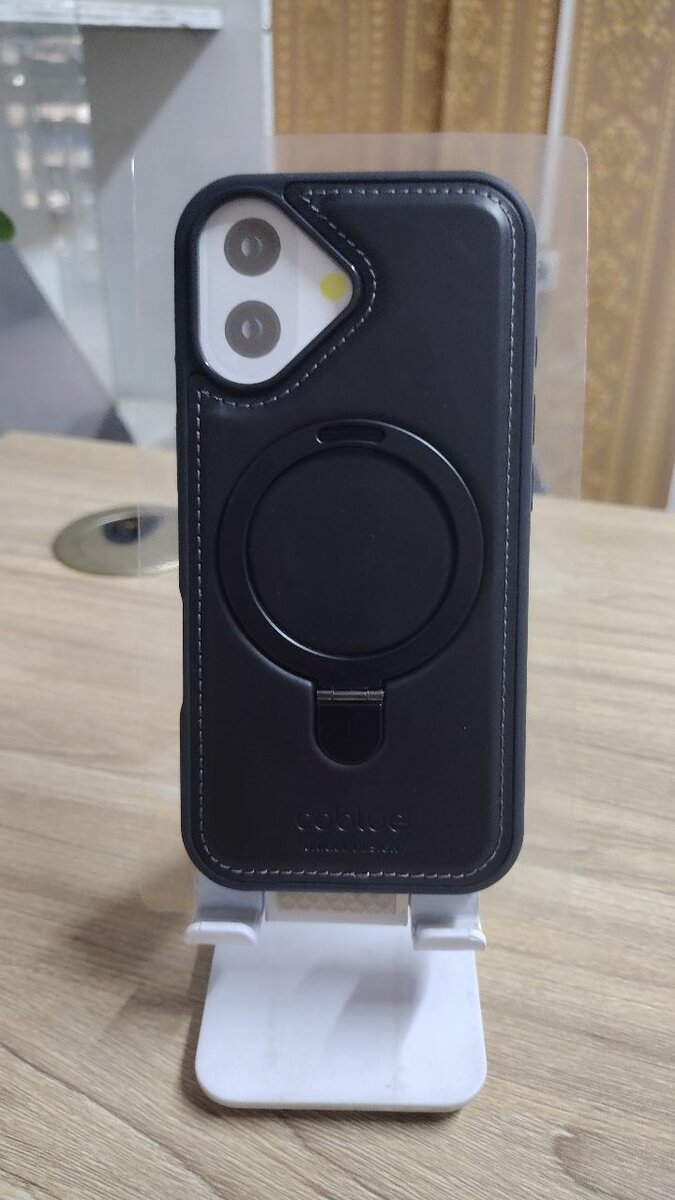 Coque en cuir iphone 17 simple